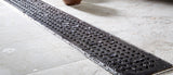 Quartz Linear Shower Drain Brushed Stainless - Quadrato 36