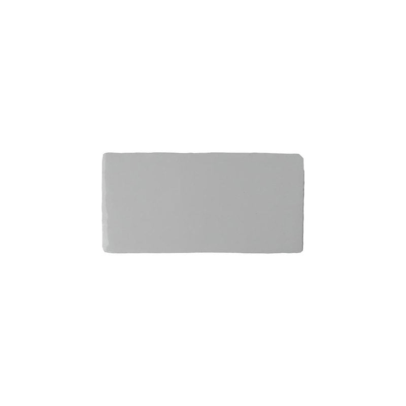 Kaleidoscope Handmade Ceramic Tile 3x6 - Soft White