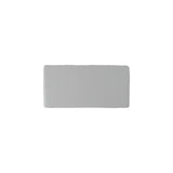 Kaleidoscope Handmade Ceramic Tile 3x6 - Soft White