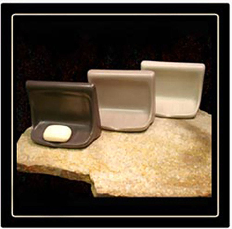 Porcelain Soap Dish - Biscuit Matte