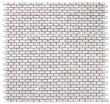 Mosaic Brick Series Handmade Porcelain Tile - Antique White