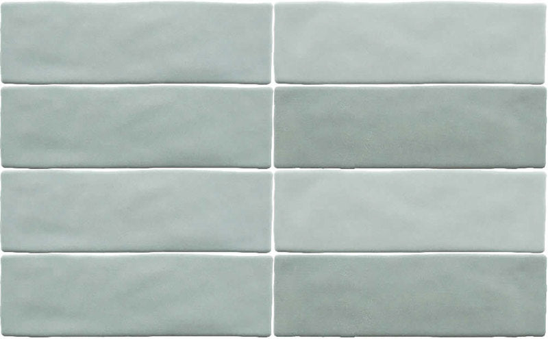 Alhambra Series White Ceramic Tile - Menta