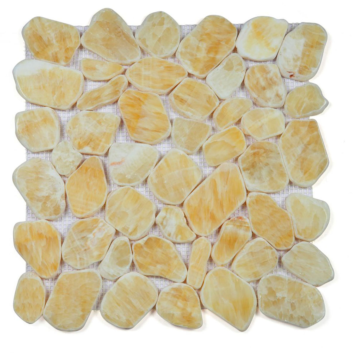 Mosaics Marble Pebble Honey Onyx