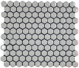 Porcelain Mosaic Tile Hexagon - Opal