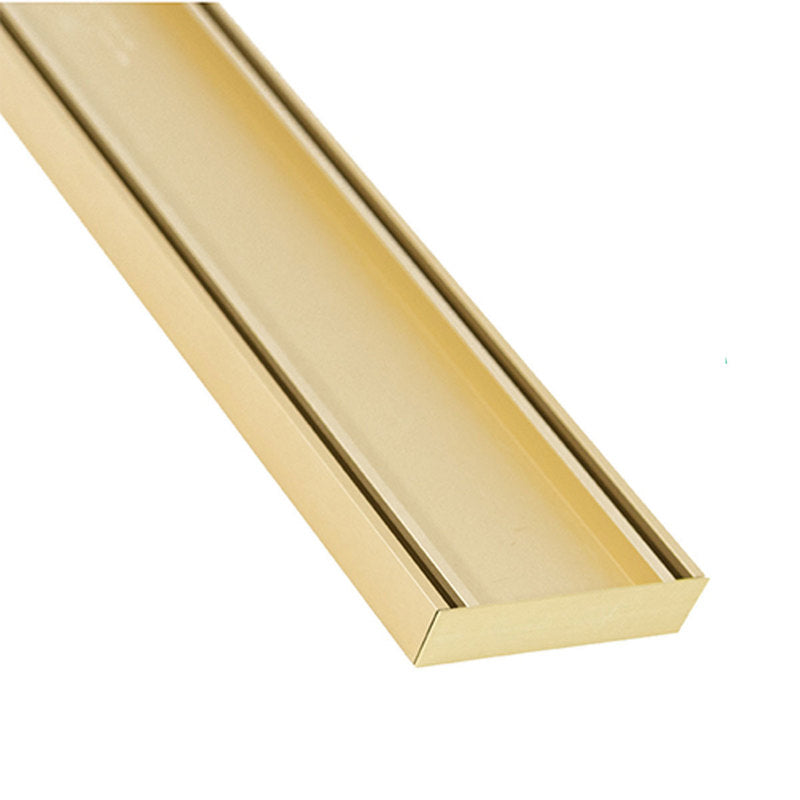 Custom Grates shower drain Tile Insert - Matte Gold CUSTOM