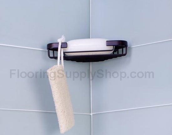 Promessa Shallow Corner Soap Basket