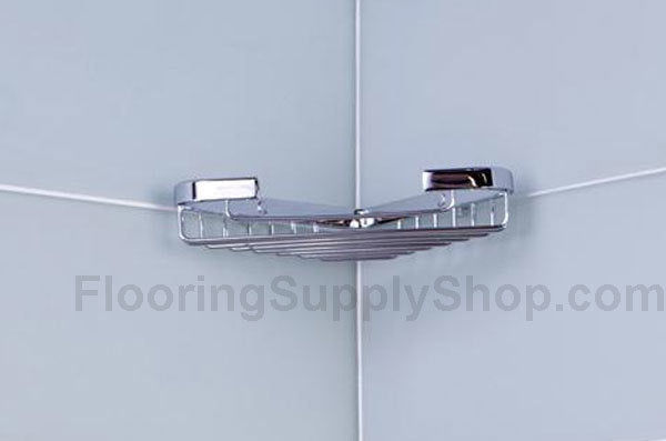 Promessa Shallow Corner Soap Basket
