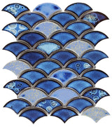 Mosaic Handmade Porcelain Tile - Royal Blue