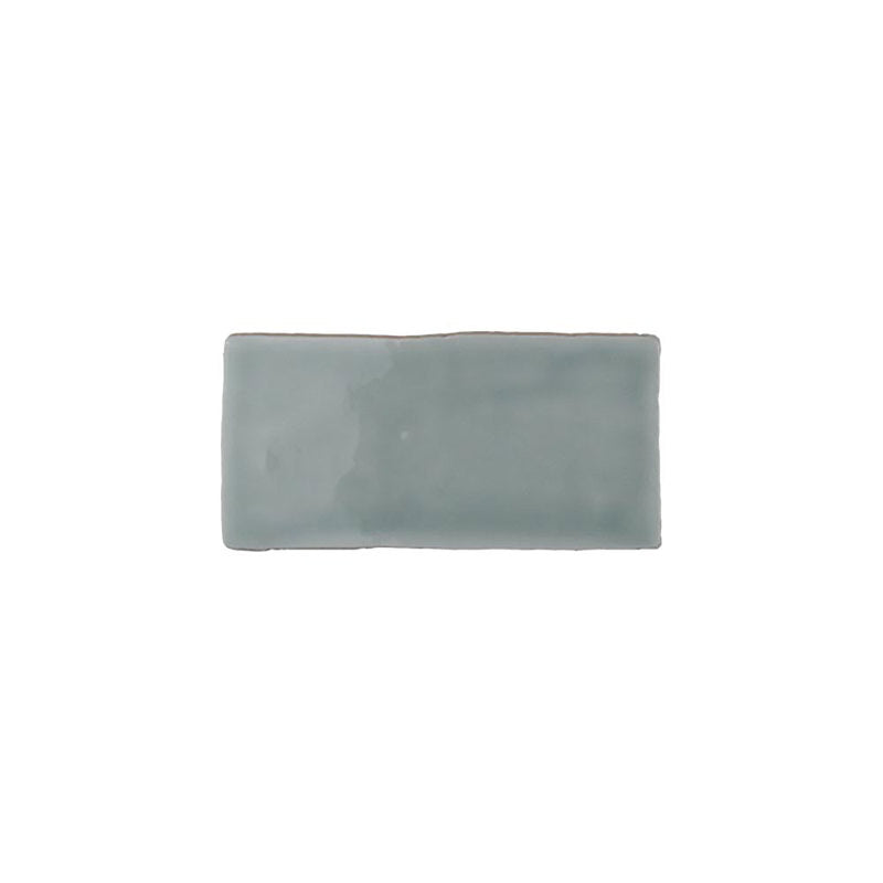 Kaleidoscope Handmade Ceramic Tile 3x6 - Mint