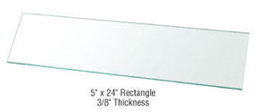 Tempered Glass Shelf Rectangle 24