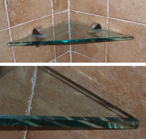 Tempered Glass Shelf Triangle 12 - Diamond