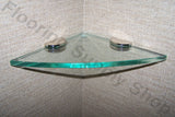 Tempered Glass Shelf Radius Corner