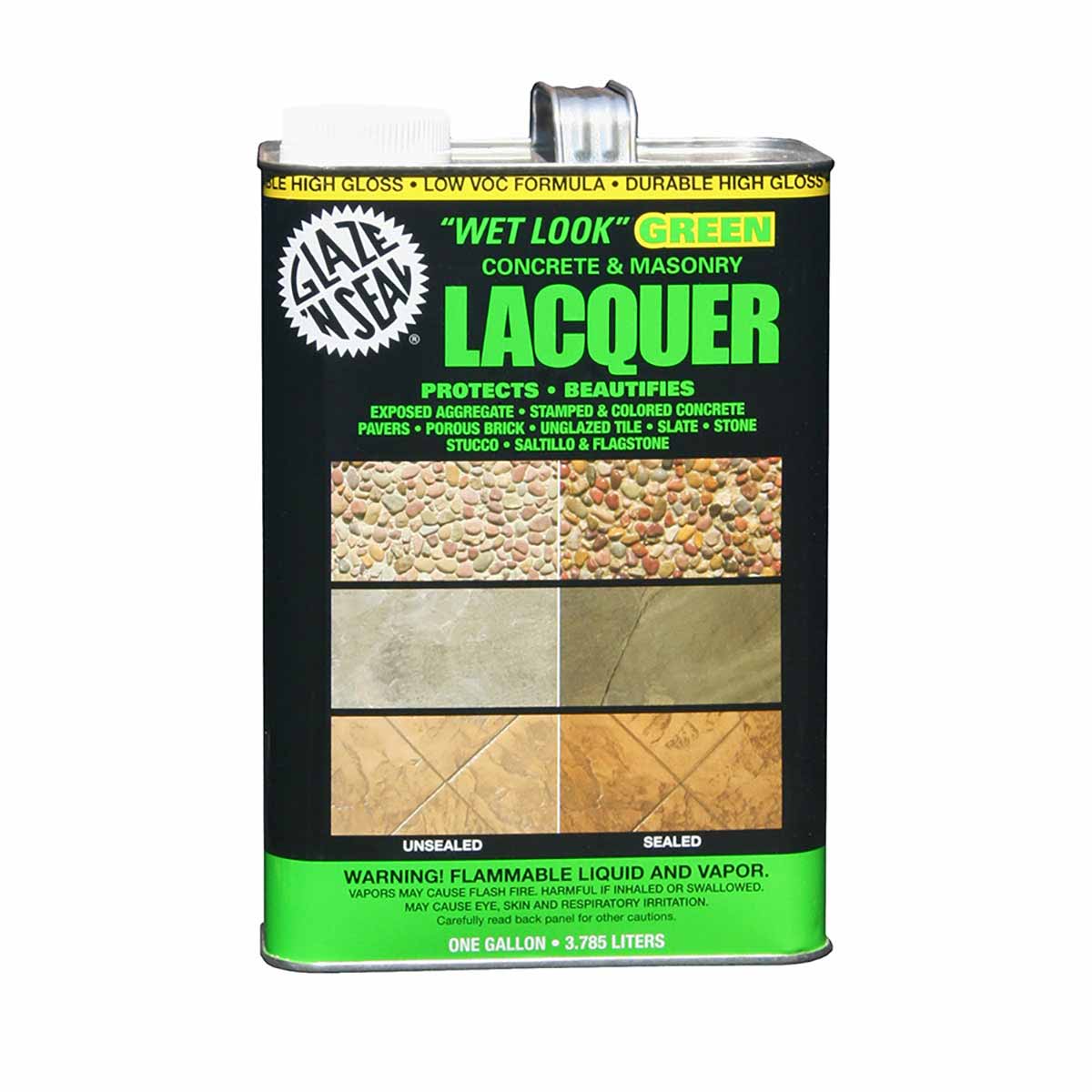 Wet Look Green Lacquer Sealer Quart