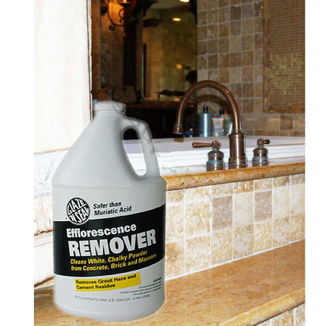 Professional grout haze and cement residue remover for tile surfaces
