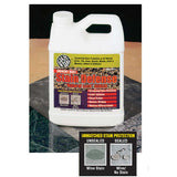 Natural look penetrating sealer for marble granite and travertine