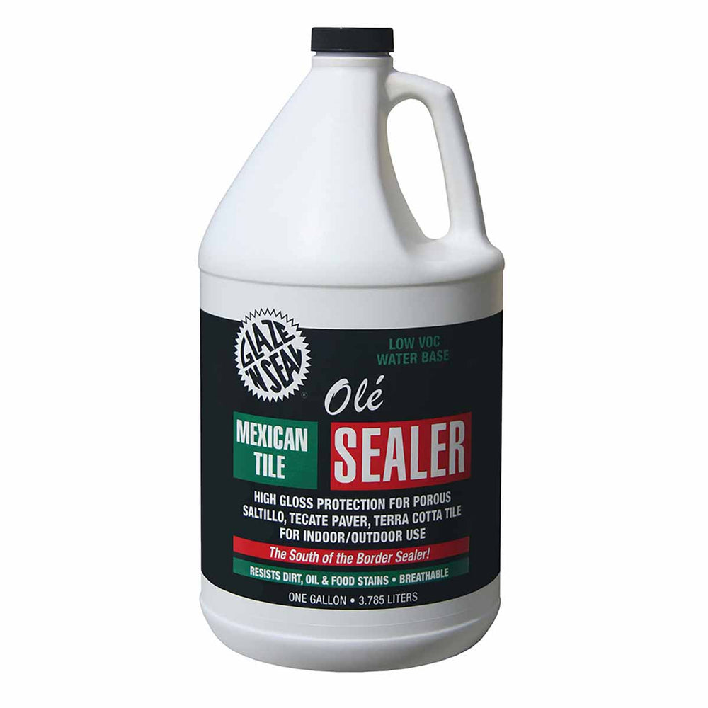 Gallon container of Olé Mexican Tile Sealer High Gloss