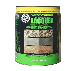 Glaze N Seal Wet Look Lacquer Green high gloss sealer 5 gallon