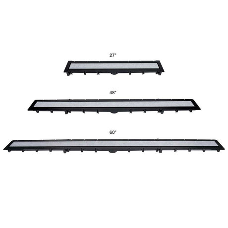 Professional waterproof tile shower with Goof Proof linear drain