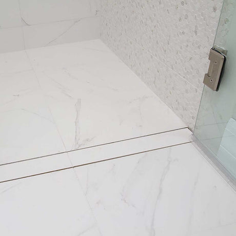 Goof Proof Tileable Linear Shower Drain for Modern Waterproof Tile Showers