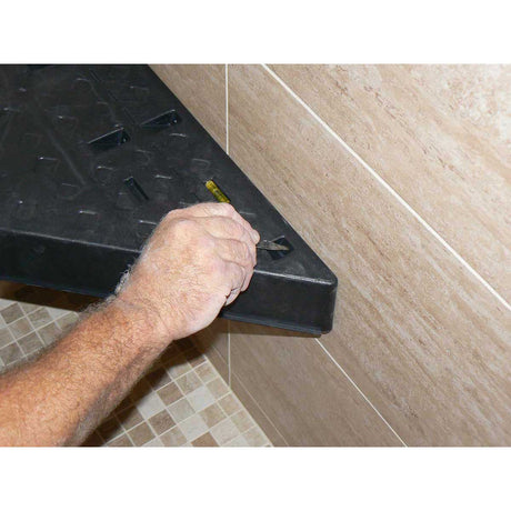 Goof Proof Ready to Tile Shower Bench - Adjustable 24" or 30" detail parts