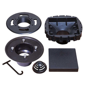 4 inch tileable square shower drain for modern waterproof bathrooms