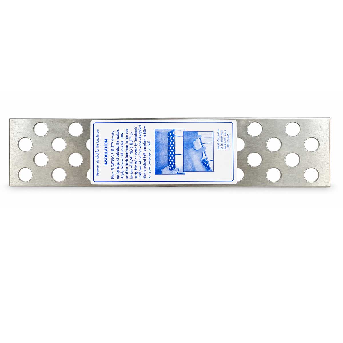 Innovis Recess-It 16-inch floating shelf support for adjustable and ready-to-tile shower niches