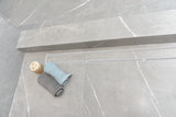 SereneDrains Wow Drain TM Side Discharge Outlet with Tile In Linear Shower Drain Horizontal Low Profile