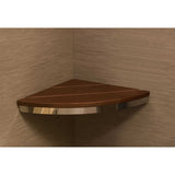 Invisia Bamboo Corner Shower Seat Oil Rubbed Bronze