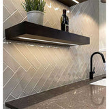 Elegant feature wall showcasing handcrafted glossy ceramic tile