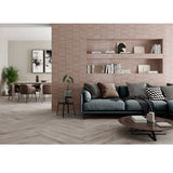 Handmade mocha wall tile creating an inviting feature in shower and bathroom spaces