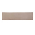 Glossy mocha ceramic wall tile with handcrafted Spanish artisan character