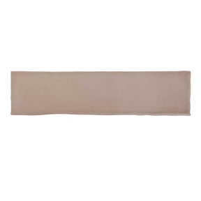 Glossy mocha ceramic wall tile with handcrafted Spanish artisan character