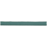 Kaleidoscope Handmade Ceramic Tile Bullnose Emerald Glossy Spanish Wall Trim