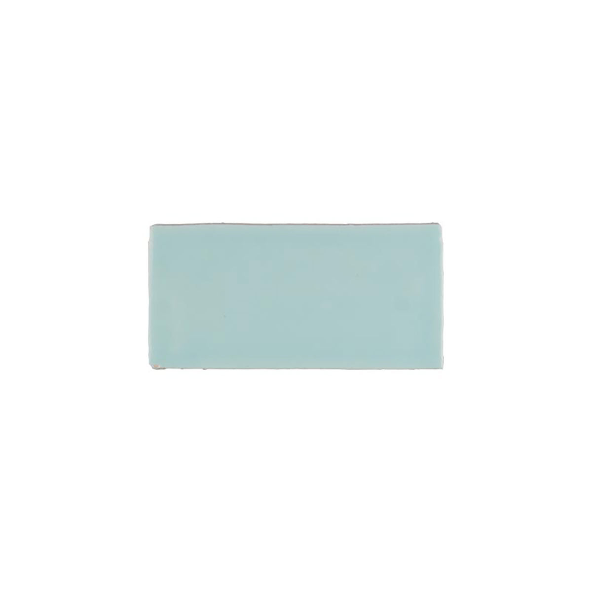 Kaleidoscope Handmade Ceramic Tile Subway Aqua Glossy Spanish Wall Tile