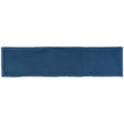 Glossy blue handmade ceramic subway tile with artisan Spanish craftsmanship