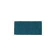 Glossy blue marine ceramic subway tile with handcrafted Spanish artisan texture