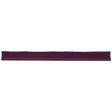 Glossy blueberry ceramic bullnose trim tile with handcrafted Spanish character