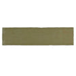 Glossy camel ceramic subway tile with handcrafted Spanish artisan detailing