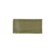 Glossy camel ceramic subway tile featuring handcrafted Spanish artisan character