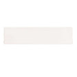 Glossy cream ceramic subway tile with handcrafted Spanish artisan detailing