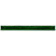 Glossy emerald ceramic bullnose trim tile with handcrafted Spanish artisan detailing