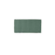 Glossy green ceramic subway tile featuring handcrafted Spanish artisan texture