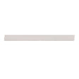 Kaleidoscope Light Grey 1x12 handmade glossy ceramic bullnose tile