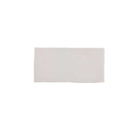 Kaleidoscope Light Grey 3x6 handmade glossy ceramic subway tile