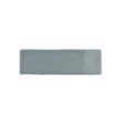 Glossy mint ceramic wall tile with handcrafted Spanish artisan character
