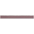 Glossy pink ceramic bullnose trim tile with handcrafted Spanish artisan detailing