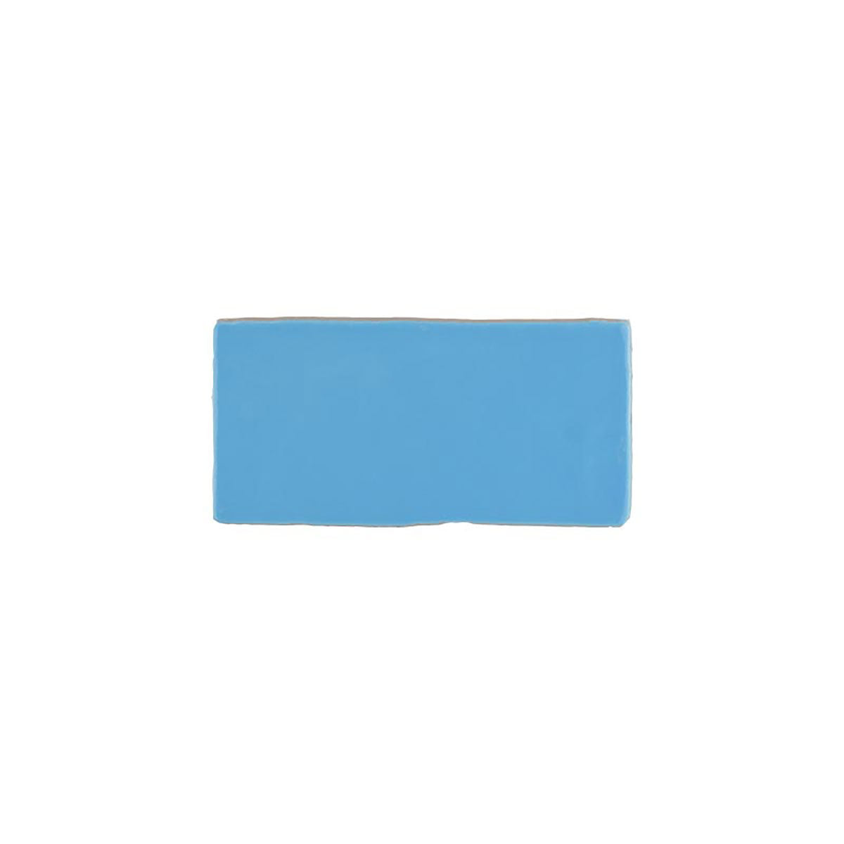 Glossy royal bell ceramic subway tile with handcrafted Spanish artisan detailing