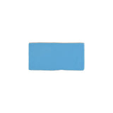 Glossy royal bell ceramic subway tile with handcrafted Spanish artisan detailing