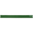 Glossy sea green ceramic bullnose trim tile with handcrafted Spanish artisan detailing