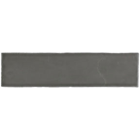 Glossy stone ceramic subway tile with handcrafted Spanish artisan detailing